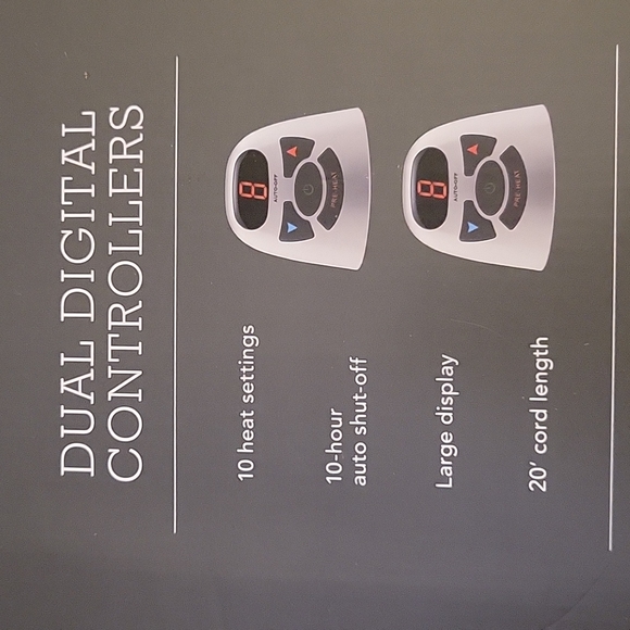 Threshold Bedding Threshold Heated Microplush Blanket King Light